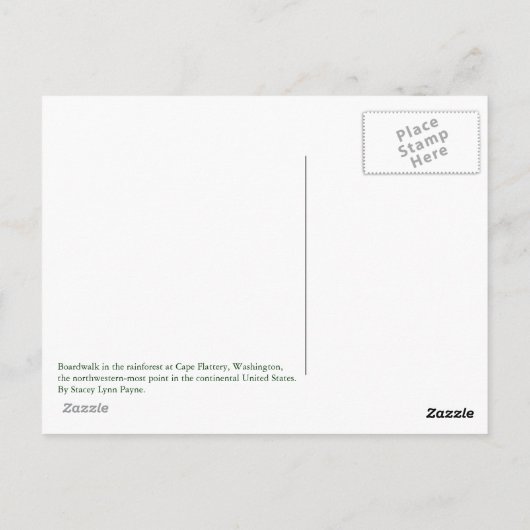 Carte postale Rainforest Boardwalk (Dos)