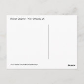 Carte postale Rainswept Royal Street (Dos)