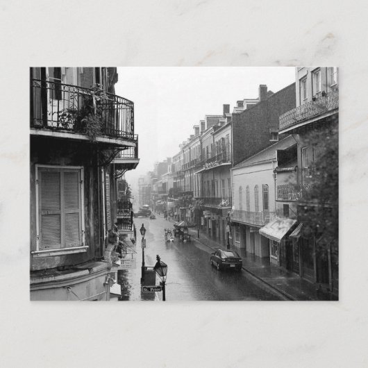 Carte postale Rainswept Royal Street (Devant)