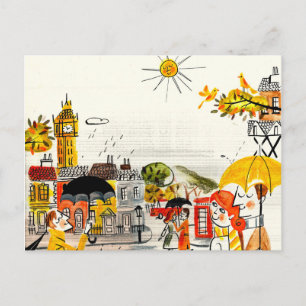 Carte Postale Rainy Day à Londres