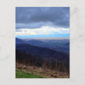Carte Postale Rainy Day sur Rock Castle Gorge Vue sur (Devant)