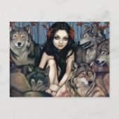 Carte postale "Raised by Wolves" (Devant)