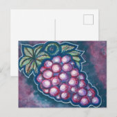 Carte Postale Raisins (Devant / Derrière)