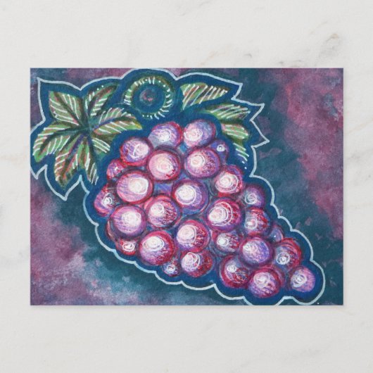 Carte Postale Raisins (Devant)