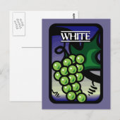 Carte Postale Raisins blancs (Devant / Derrière)