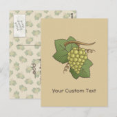 Carte Postale Raisins blancs (Devant / Derrière)