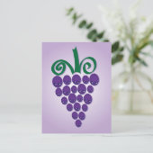 Carte Postale Raisins de Kawaii (Debout devant)