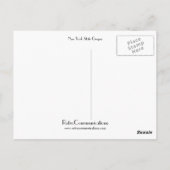 Carte Postale Raisins de l'État de New York (Dos)