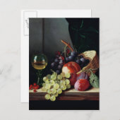 Carte Postale Raisins et prunes (Devant / Derrière)