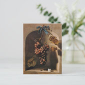 Carte Postale RAISINS HANGÉS Viticulture antique, Vignoble rusti (Debout devant)