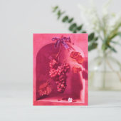 Carte Postale RAISINS HANGÉS Viticulture antique, Vignoble rusti (Debout devant)