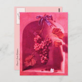 Carte Postale RAISINS HANGÉS Viticulture antique, Vignoble rusti (Devant / Derrière)