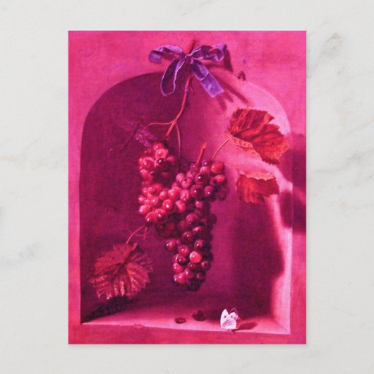 Carte Postale RAISINS HANGÉS Viticulture antique, Vignoble rusti (Devant)