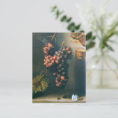 CARTE POSTALE RAISINS TRAITÉS VIGNOBLE RUSTIQUE, VITRALE, VITICU (Debout devant)