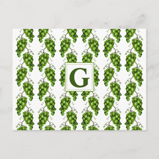 Carte postale Raisins verts (Devant)