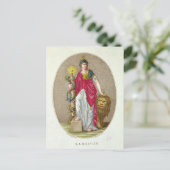 Carte Postale Raison, gravée par Carre, 1793 (Debout devant)