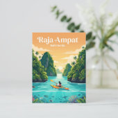 Carte Postale Raja Ampat Indonésie (Debout devant)
