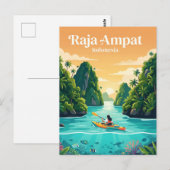 Carte Postale Raja Ampat Indonésie (Devant / Derrière)