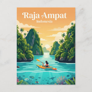 Carte Postale Raja Ampat Indonésie
