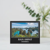 Carte Postale Raja Ampat Indonésie (Debout devant)