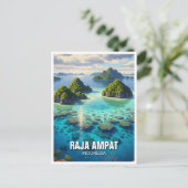Carte Postale Raja Ampat Indonésie (Debout devant)