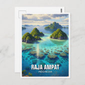 Carte Postale Raja Ampat Indonésie (Devant / Derrière)
