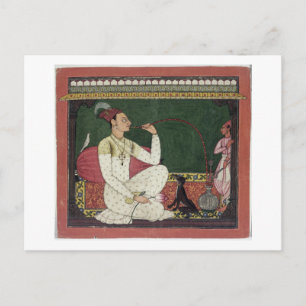 Carte Postale Raja Medini Pal, inscrit au verso de Takar