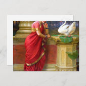 Carte Postale Raja Ravi Varma - Hamsa Damayanti (Devant / Derrière)