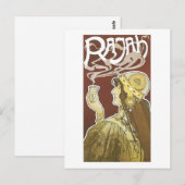 Carte Postale Rajah Vintage publicité café (Devant / Derrière)