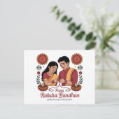 Carte postale Raksha Bandhan (Debout devant)