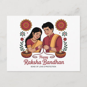 Carte postale Raksha Bandhan