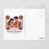 Carte postale Raksha Bandhan (Dos)