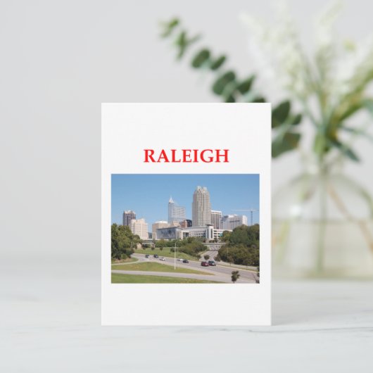 Carte Postale raleigh (Debout devant)