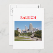 Carte Postale raleigh (Devant / Derrière)