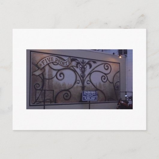 carte postale raleigh à cinq points (Devant)