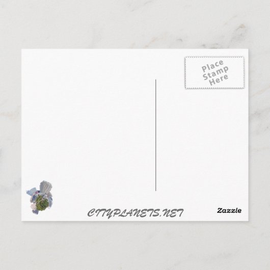 Carte Postale raleigh cn (Dos)