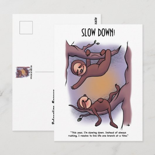 Carte Postale Ralentis (Devant / Derrière)