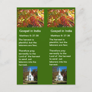 Carte Postale Rallye de la zone d'automne rév. 3