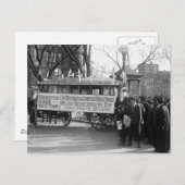 Carte Postale Rallye du suffrage, 1919 (Devant / Derrière)