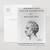 Carte Postale Ralph Allen, 1764 (Devant / Derrière)