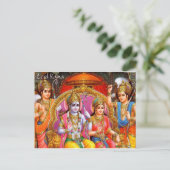 CARTE POSTALE RAMA ET SITA (Debout devant)