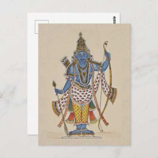 Carte Postale Rama - Flèches (Devant / Derrière)