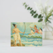 Carte Postale Rama vainc la mer par Raja Ravi Varma (Debout devant)