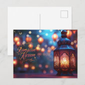 Carte postale Ramadan Kareem (Devant / Derrière)