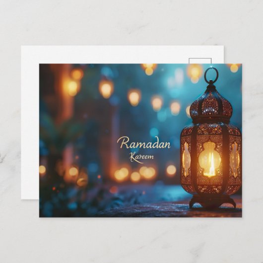 Carte postale Ramadan Kareem (Devant / Derrière)