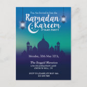 Carte Postale Ramadan Kareem Iftar Party Invite (Devant)