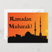 Carte Postale Ramadan Moubarak (Devant / Derrière)