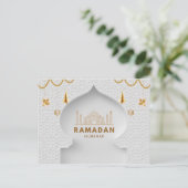 Carte Postale Ramadan Moubarak | Ramadan Kareem Holiday (Debout devant)