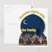 CARTE POSTALE RAMADAN MUBARAK (Devant / Derrière)