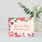 Carte Postale Ramadan Mubarak 2026 greeting card (Debout devant)